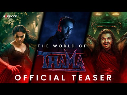 World of Thama | Official Teaser | Ayushmann, Rashmika, Paresh, Nawazuddin | Dinesh V | This Diwali