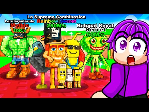 I used INFINITE LUCK to UNLOCK NEW SUPREME COMBINASION in Roblox Steal a Brainrot!