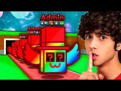 Steal a Brainrot OWNER Gave Me Infinite ADMIN LUCKY BLOCKS...