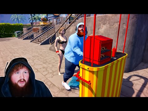 We Installed A Hotdog Stand (Waterpark Sim Episode 2)