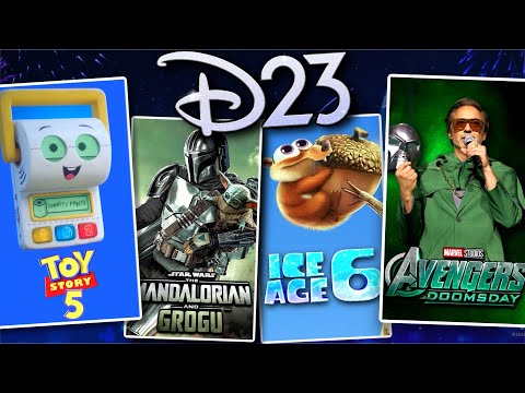 D23 Announcements - Toy Story 5 Trailer, Avengers Doomsday, Ice Age 6