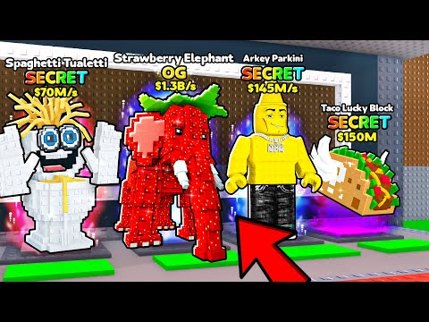 Unlocking EVERY NEW 0.01% Brainrots in Steal a Brainrot!