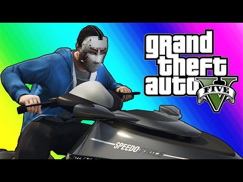 GTA5 Online - Classic Launches and Submarine Glitch! (Funny Moments)