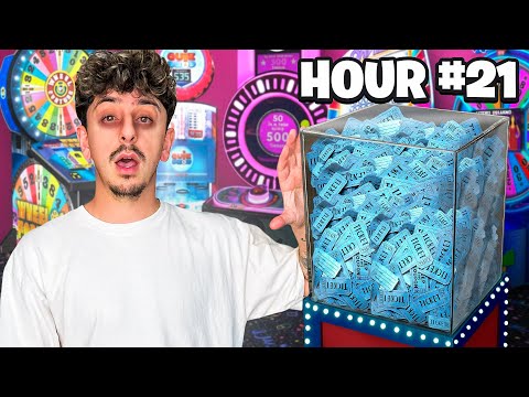 Locked In An Arcade Until I Hit Every Jackpot!