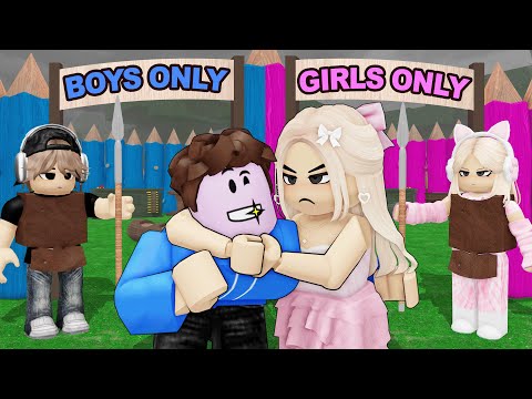 GIRLS BASE vs BOYS BASE in 99 Nights in the Forest!