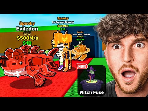 New SPOOKY UPDATE + WITCH'S FUSE in Steal a Brainrot!