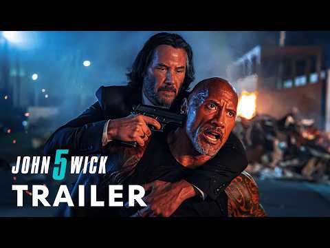 John Wick: Chapter 5 (2025) - First Trailer | Keanu Reeves, Dwayne Johnson, Jason Statham