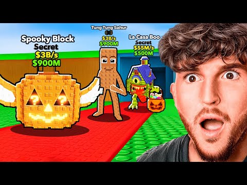 SPOOKY Lucky Block + HALLOWEEN ADMIN ABUSE!