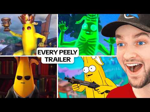Evolution of Peely in All Fortnite Trailers & Cutscenes!