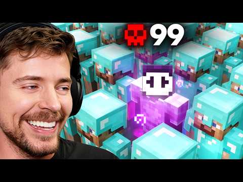 100 Youtubers Vs World's Deadliest Player