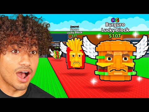 Opening 100 FOOD LUCKY BLOCKS In Steal A Brainrot..