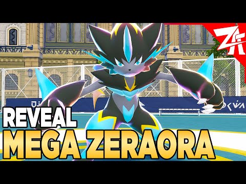 Mega Zeraora Reveal for Pokemon Legends Z-A Mega Dimension