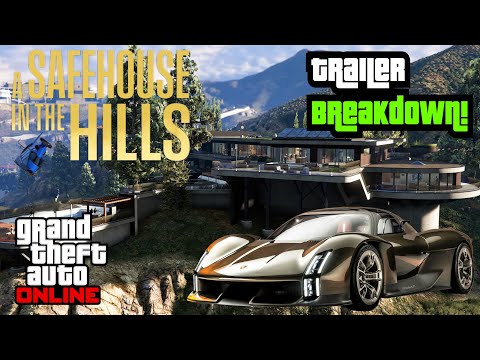 GTA 5 - Mansion DLC TRAILER BREAKDOWN! | A Safehouse In The Hills DLC