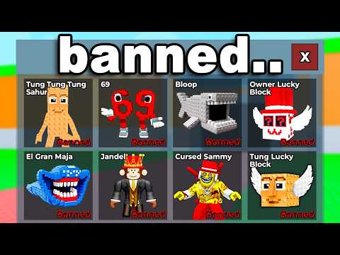 I Got EVERY BANNED Brainrot...
