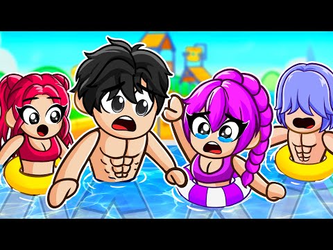 RUMI HAS A PROBLEM AT THE WATERPARK IN ROBLOX?!