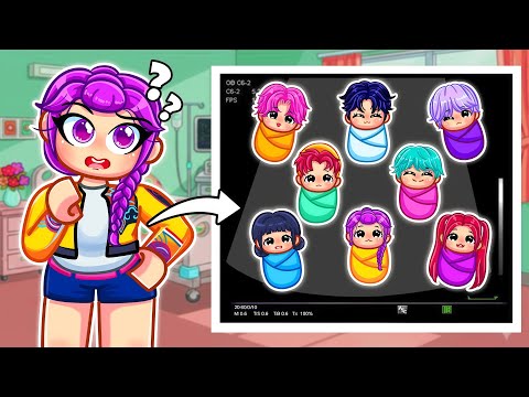RUMI Is EXPECTING OCTUPLETS in Roblox?! | Kpop Demon Hunters